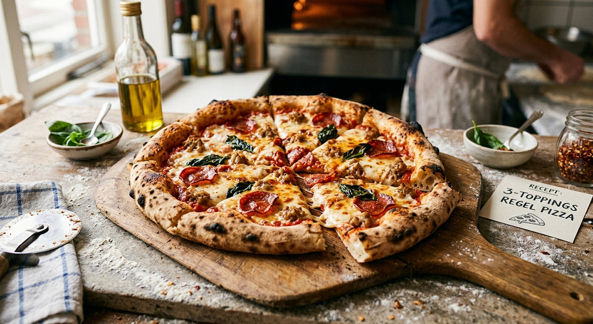 Moins c'est plus : la meilleure pizza se fait avec trois garnitures.