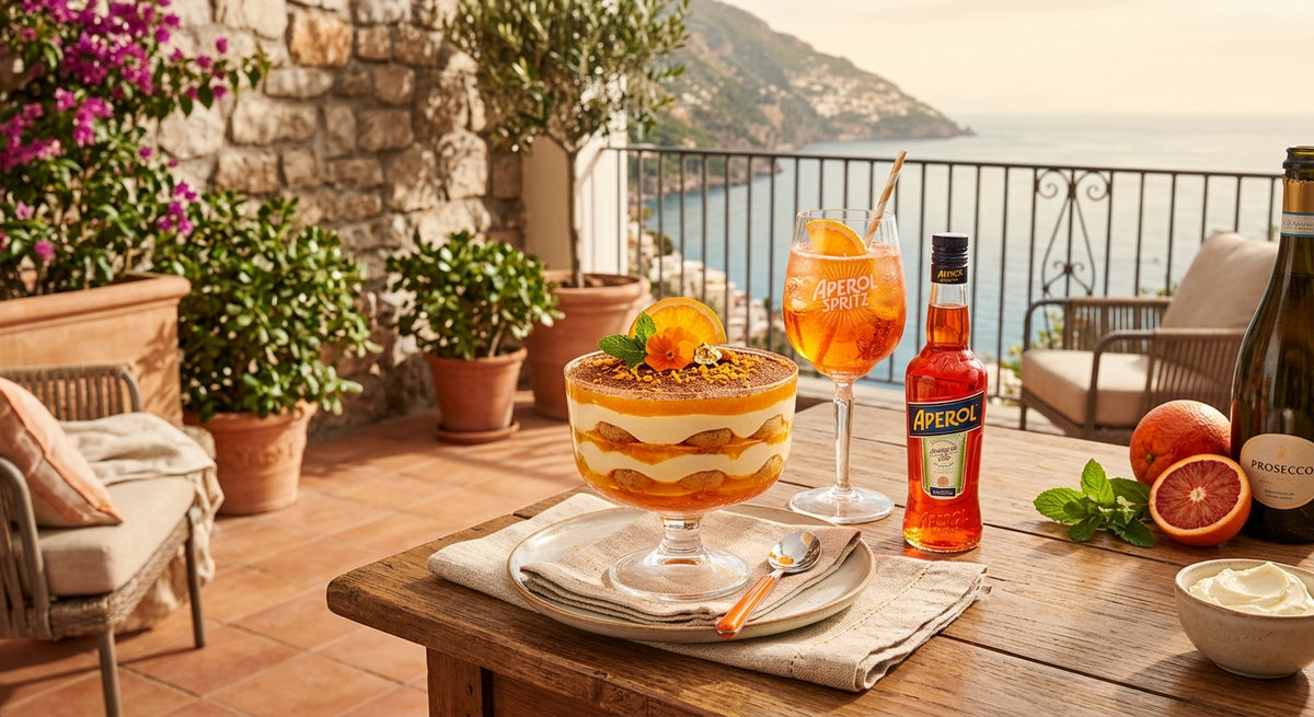 Dessert frais et estival à l'Aperol