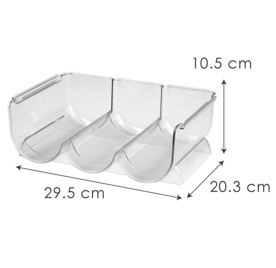 Porte-bouteilles Ghidini pour 3 bouteilles - Plastique - Empilable - Extensible