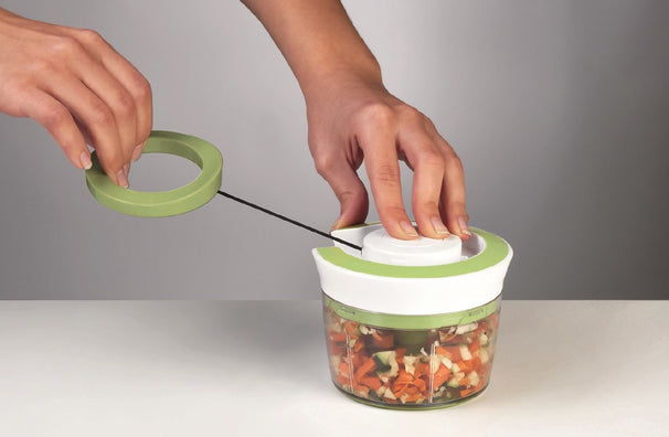 Hachoir/trancheuse à légumes manuel Ghidini avec cordon ø 12 cm