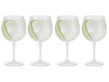 Set de verres a gin tonic Cookinglife - Cocktail - Verano - 620 ml - 4 pièces