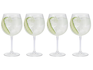 Set de verres a gin tonic Cookinglife - Cocktail - Verano - 620 ml - 4 pièces