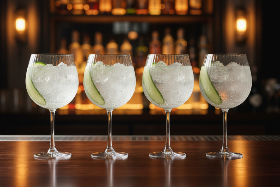 Set de verres a gin tonic Cookinglife - Cocktail - Verano - 620 ml - 4 pièces
