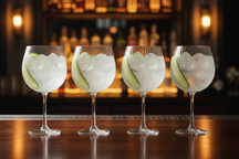 Set de verres a gin tonic Cookinglife - Cocktail - Verano - 620 ml - 4 pièces