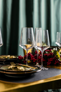 Ensemble de verres à vin Leonardo (verres à vin rouge + verres à vin blanc) Puccini 12 pièces