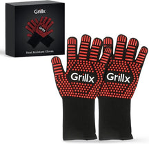 Set de gants de barbecue GrillX - Gants de four - GrillX BBQ - 2 pièces