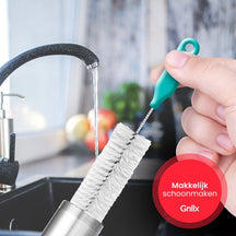 Set d'injecteurs GrillX - Injecteur a viande - GrillX BBQ - en inox - 14 pièces