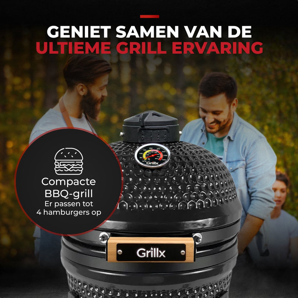 Barbecue Kamado GrillX - Barbecue au charbon de bois - Kamado - Ø 27 cm