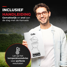 Barbecue Kamado GrillX - Barbecue au charbon de bois - Kamado - Ø 27 cm