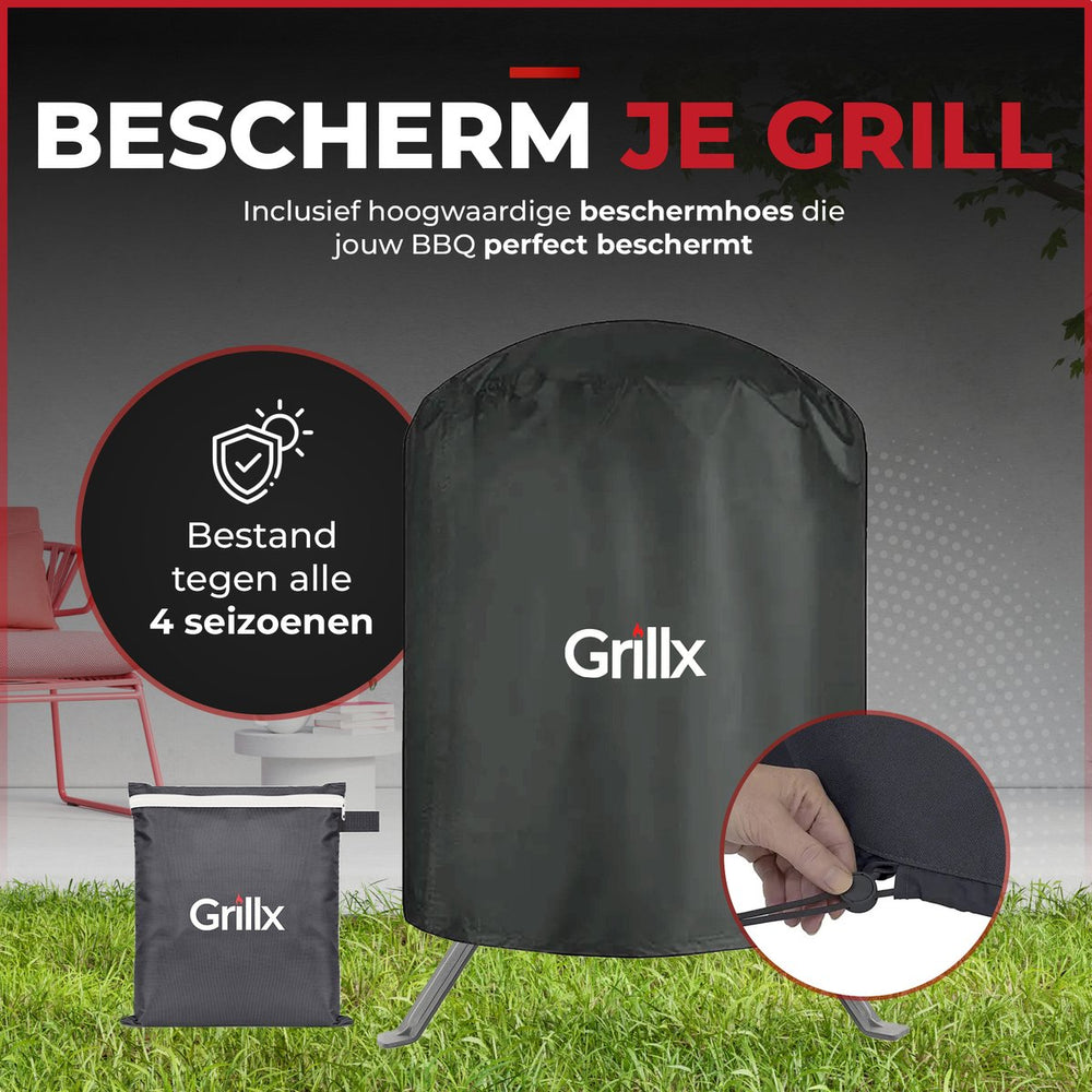 Barbecue Kamado GrillX - Barbecue au charbon de bois - Kamado - Ø 27 cm