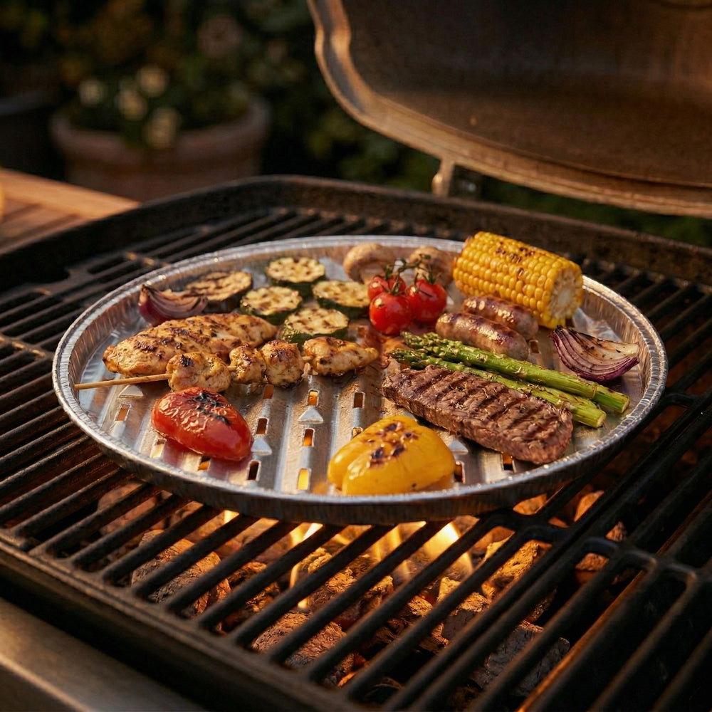 Bol à griller pour barbecue Cookinglife Grill / Plateau à griller pour barbecue ø 34 cm - 15 pièces
