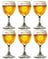 Ensemble de verres à bière Grimbergen - Sur pied - 250 ml - 6 pièces