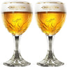 Ensemble de verres a bière Grimbergen - Verres sur pied - 250 ml - 2 pièces