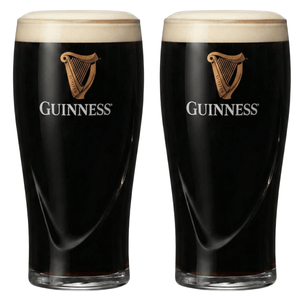 Ensemble de verres a bière Guinness - Pint - Harp - 500 ml - 2 pièces