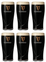 Ensemble de verres a bière Guinness - Verres pint - En verre - 500 ml - 6 pièces