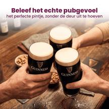 Ensemble de verres a bière Guinness - Verres pint - En verre - 500 ml - 6 pièces