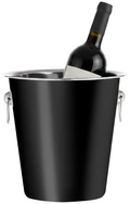 Refroidisseur à vin Cookinglife Noir - ø 22 cm
