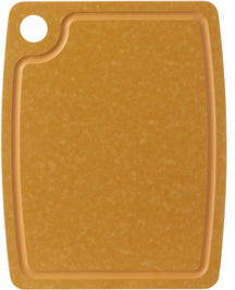 Planche à découper Hendi antidérapante - compatible lave-vaisselle - bois composite marron - 30 x 23,5 cm