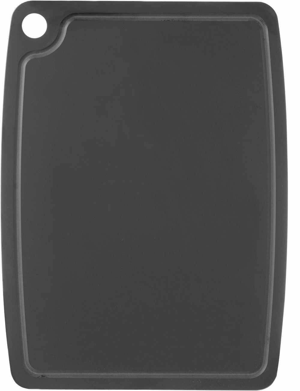 Planche à découper Hendi antidérapante - compatible lave-vaisselle - fibre de bois noir - 44 x 32,5 cm