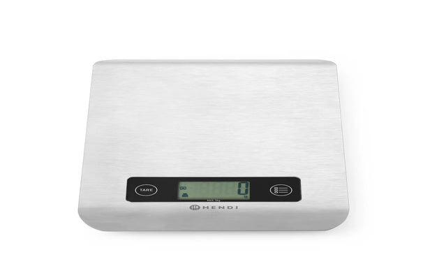 Balance de cuisine Hendi - Balance digitale - en acier inoxydable - 5 kg