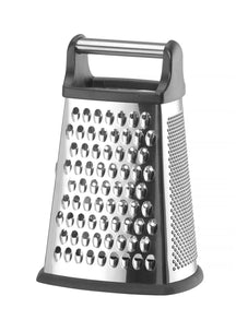 Râpe Hendi - à quatre côtés - Bac de récupération - en inox - 31 cm