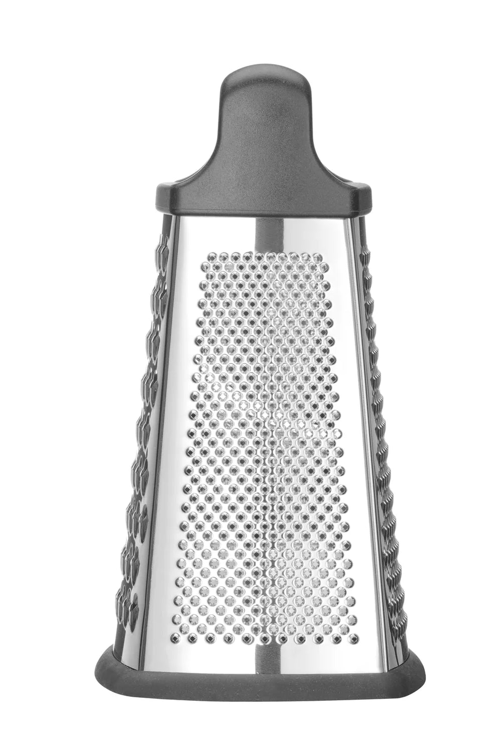Râpe Hendi - à quatre côtés - Bac de récupération - en inox - 31 cm