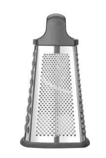 Râpe Hendi - à quatre côtés - Bac de récupération - en inox - 31 cm