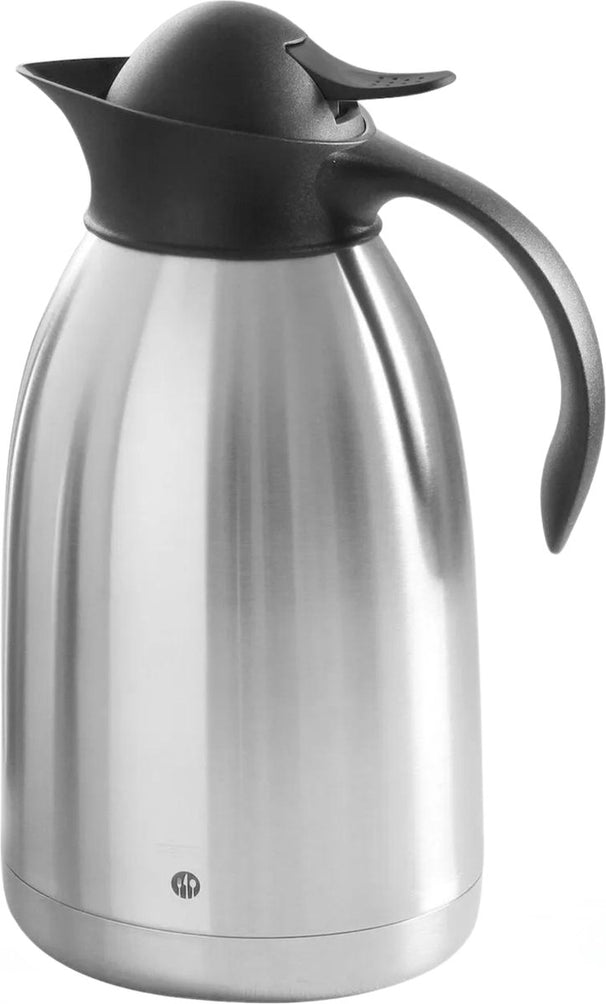 Thermos Hendi - Carafe isotherme - Double paroi - En acier inoxydable - 2 L