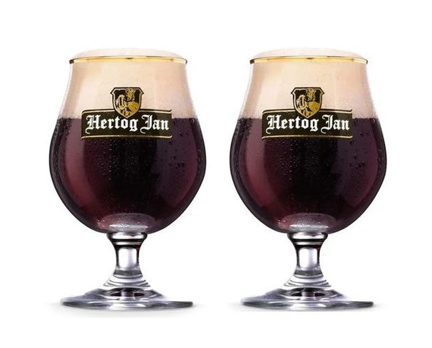 Ensemble de verres a bière Hertog Jan - Sur pied - Bock - 250 ml - 2 pièces