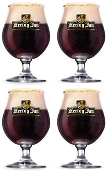 Ensemble de verres a bière Hertog Jan - Sur pied - Bock - 250 ml - 4 pièces
