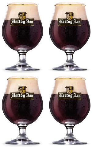 Ensemble de verres a bière Hertog Jan - Sur pied - Bock - 250 ml - 4 pièces