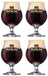 Ensemble de verres a bière Hertog Jan - Sur pied - Bock - 250 ml - 4 pièces