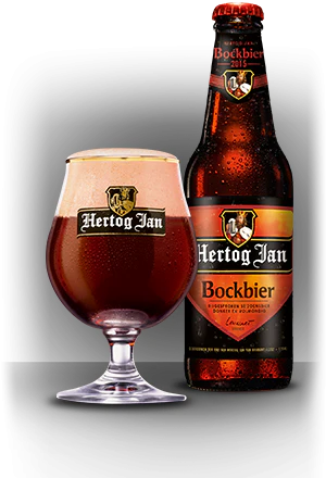 Ensemble de verres a bière Hertog Jan - Sur pied - Bock - 250 ml - 2 pièces