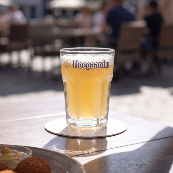 Ensemble de verres a bière Hoegaarden - Bière blanche - Original - 250 ml - 4 pièces