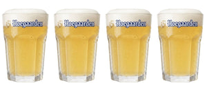Ensemble de verres a bière Hoegaarden - Bière blanche - Original - 250 ml - 4 pièces