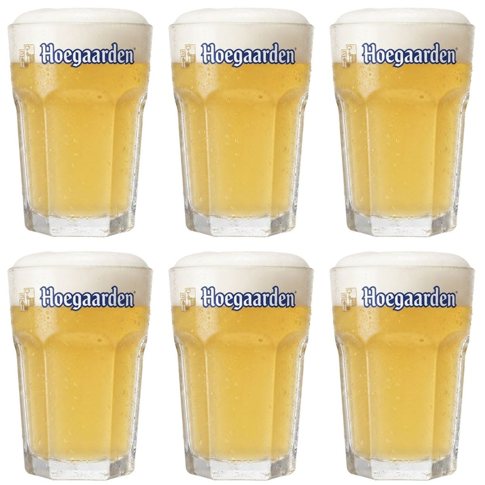 Ensemble de verres a bière Hoegaarden - Verres a witbier - 250 ml - 6 pièces