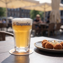 Ensemble de verres a bière Hoegaarden - Bière blanche - Original - 330 ml - 4 pièces