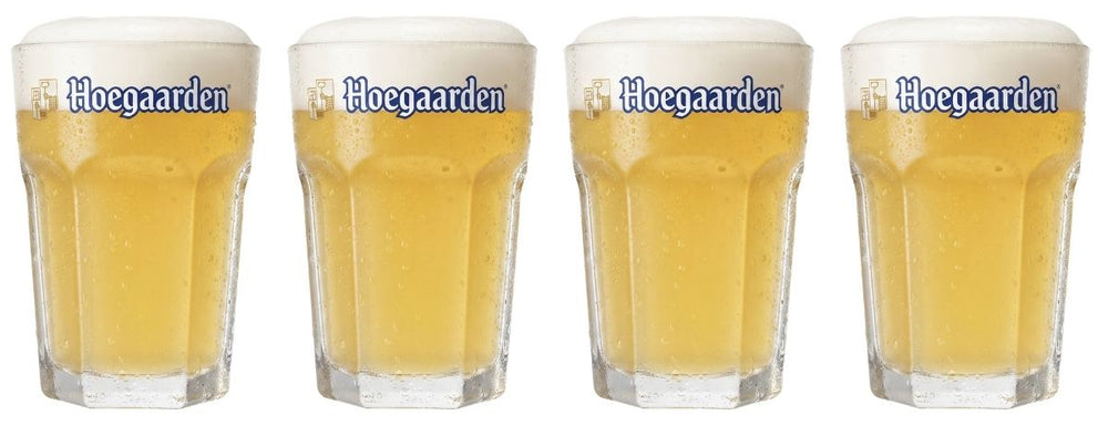 Ensemble de verres a bière Hoegaarden - Bière blanche - Original - 330 ml - 4 pièces