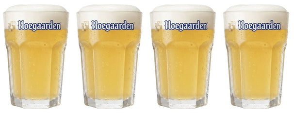 Ensemble de verres a bière Hoegaarden - Bière blanche - Original - 330 ml - 4 pièces