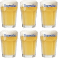 Ensemble de verres à bière Hoegaarden - Verres à witbier - 330 ml - 6 pièces