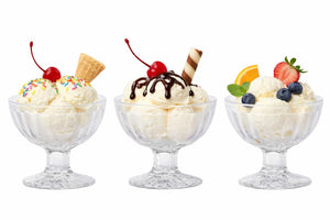 Set de coupes a glace Cookinglife - Coupes a dessert - 200 ml - 3 pièces