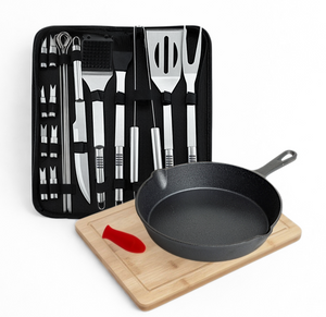 Ensemble d'accessoires BBQ Blackwell - Boîte Barbecue - BBQ - XL - 6 pièces