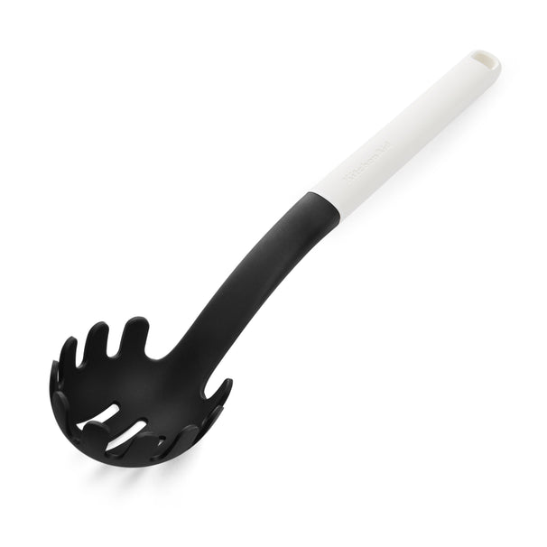 Cuillère à spaghetti KitchenAid - Pelle à pâtes - Classic Porcelaine Blanche - 34cm