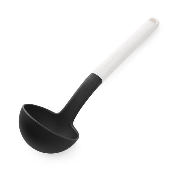 Louche KitchenAid - Louche a soupe - Classic Porcelaine Blanche - 30 cm