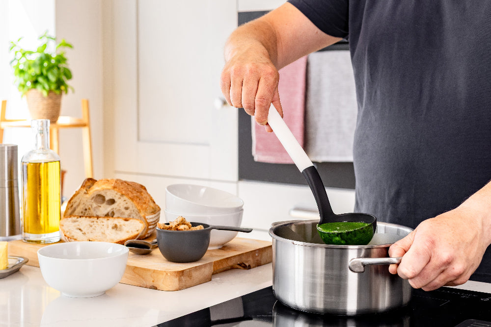 Louche KitchenAid - Louche a soupe - Classic Porcelaine Blanche - 30 cm