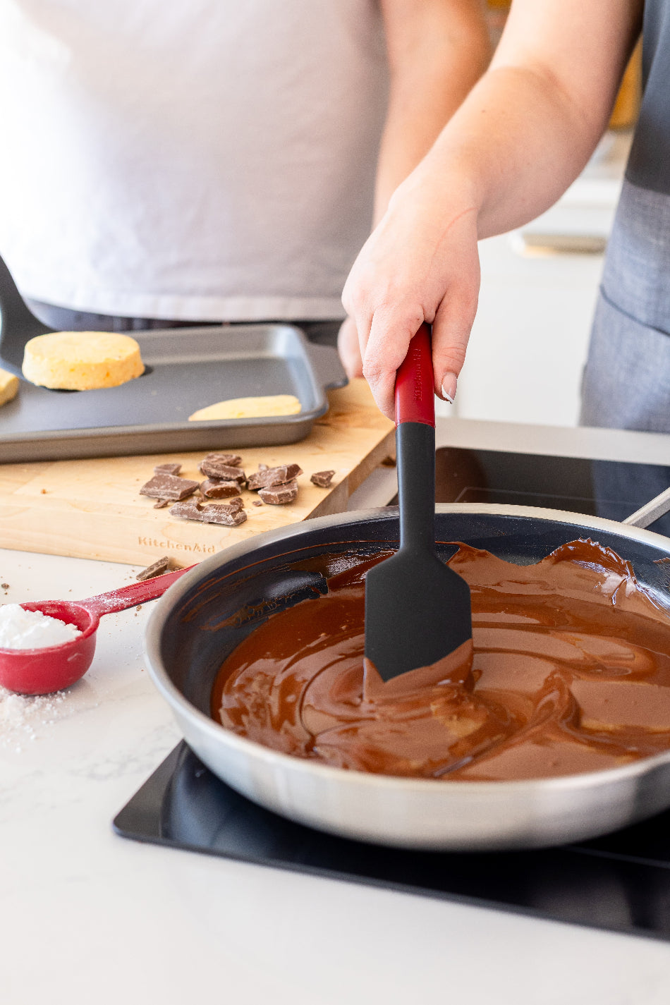Spatule KitchenAid - Raclette de pâtisserie - Classic Rouge Empereur - 30 cm