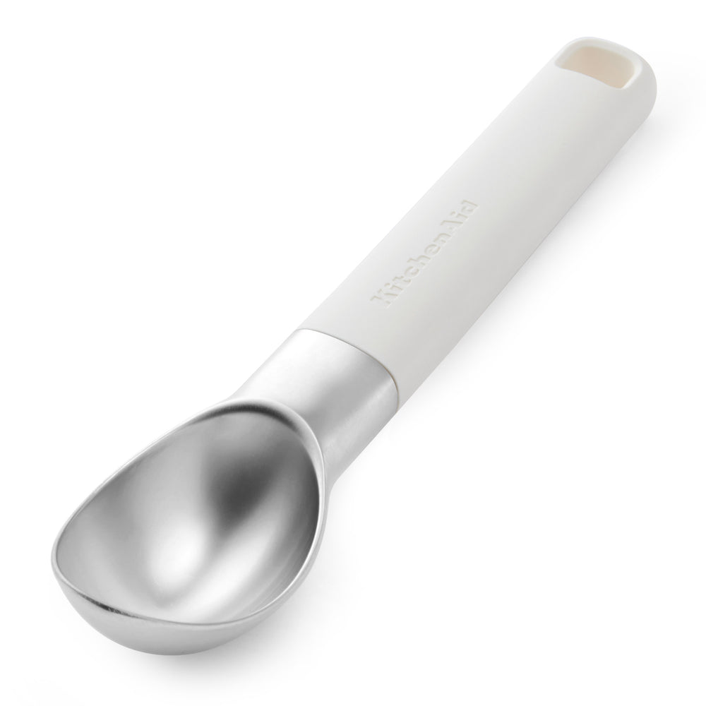 KitchenAid Cuillère à glace - Pelle à glace - Classic Porcelaine Blanche - 21 cm