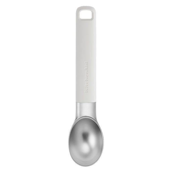 KitchenAid Cuillère à glace - Pelle à glace - Classic Porcelaine Blanche - 21 cm
