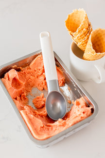 KitchenAid Cuillère à glace - Pelle à glace - Classic Porcelaine Blanche - 21 cm