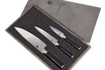 Set de couteaux Kai Shun Classic (couteau de bureau + couteau universel + couteau de chef) 3 pièces - DMS-300